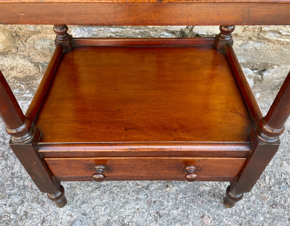 Victorian Mahogany Four Tier Whatnot View VI