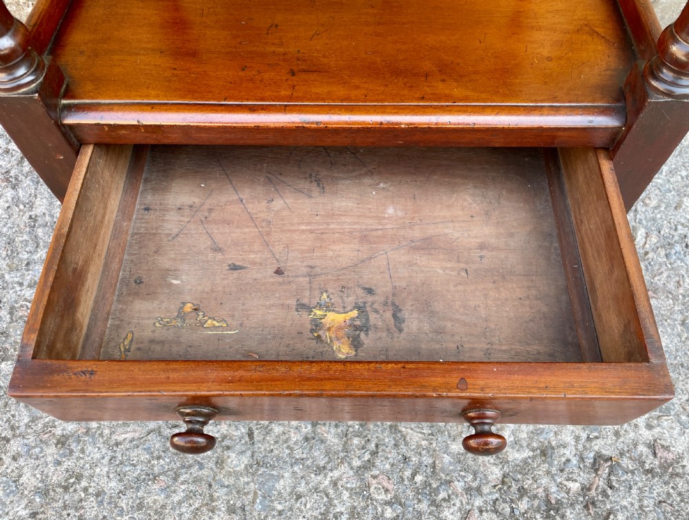 Victorian Mahogany Four Tier Whatnot View VIII