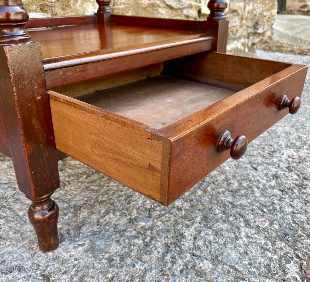 Victorian Mahogany Four Tier Whatnot View IX