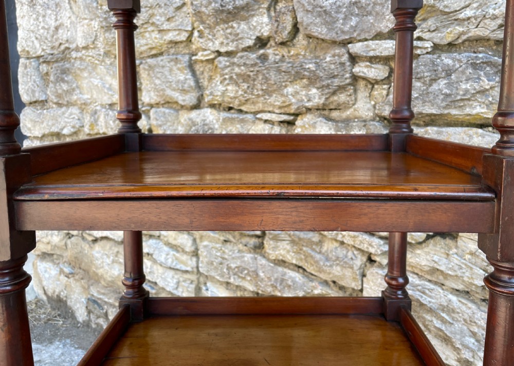 Victorian Mahogany Four Tier Whatnot View XIX