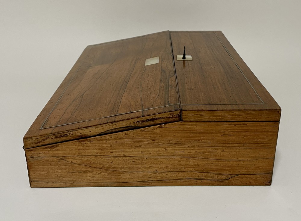Antique Rosewood Inlaid Writing Slope View IV