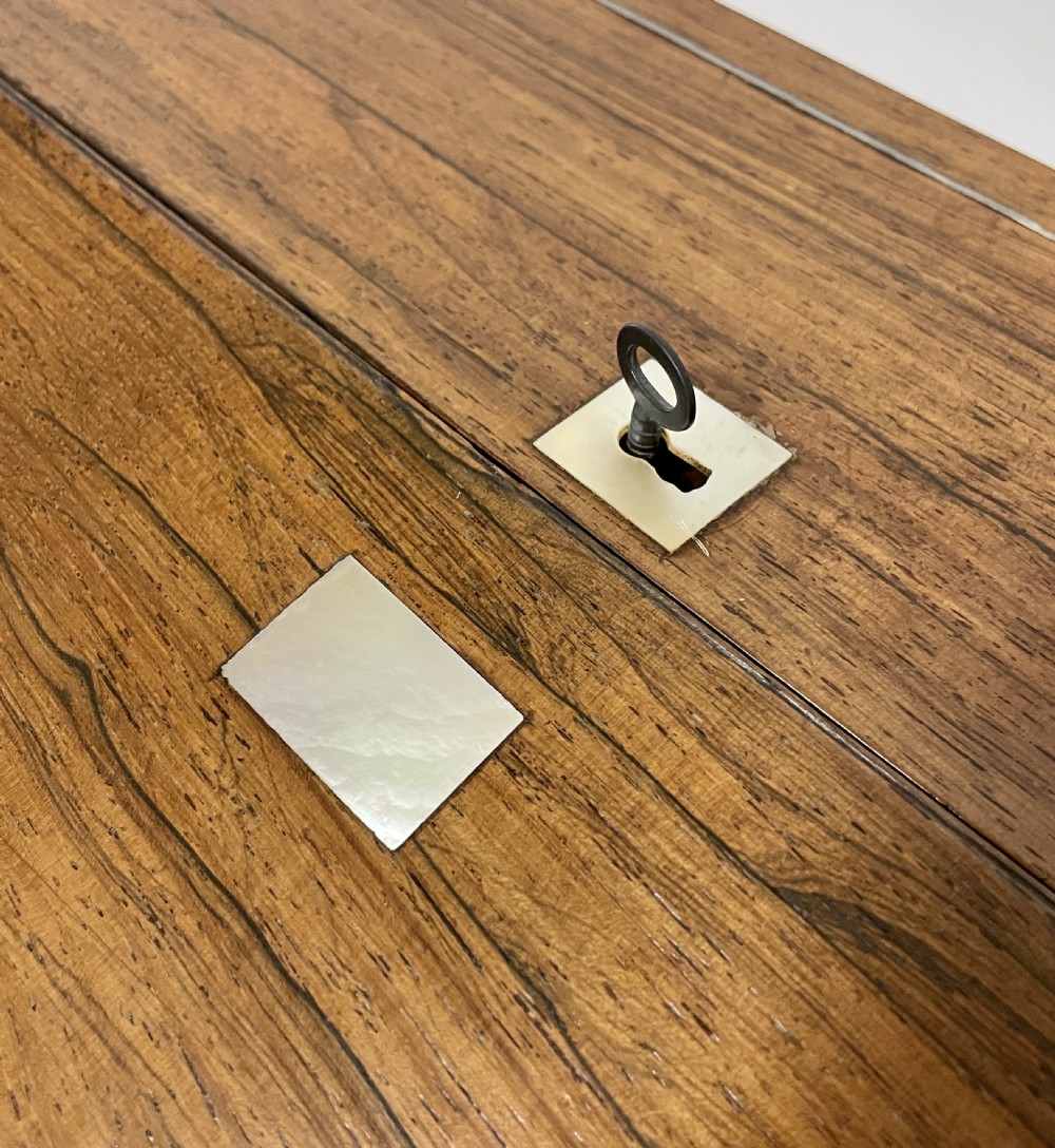 Antique Rosewood Inlaid Writing Slope View VIII
