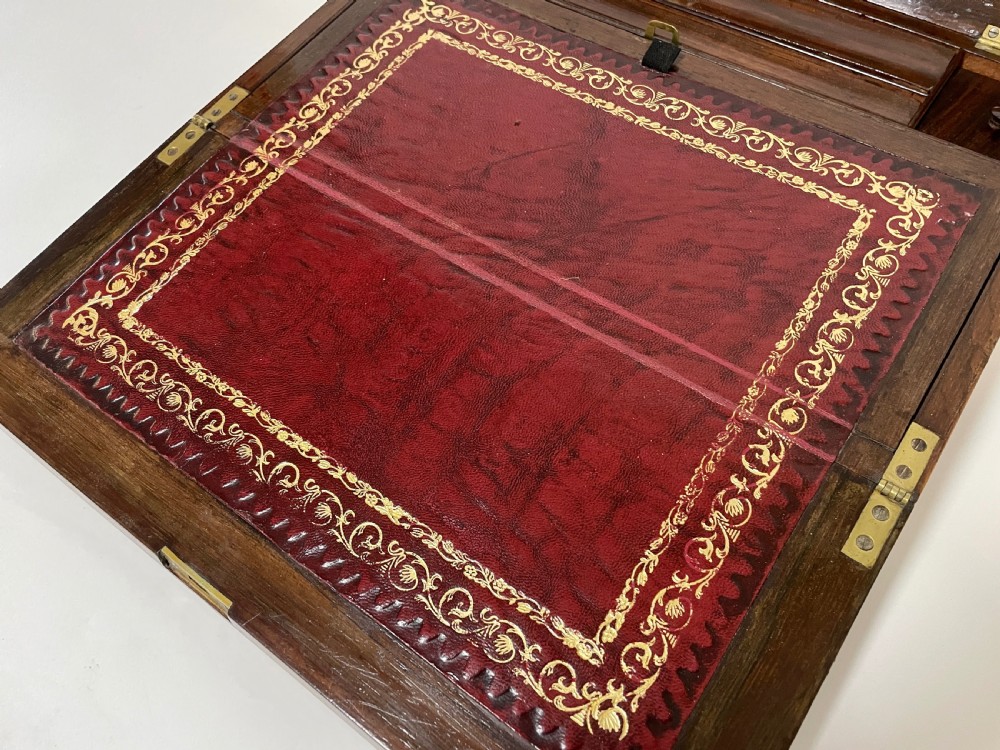 Antique Rosewood Inlaid Writing Slope View X