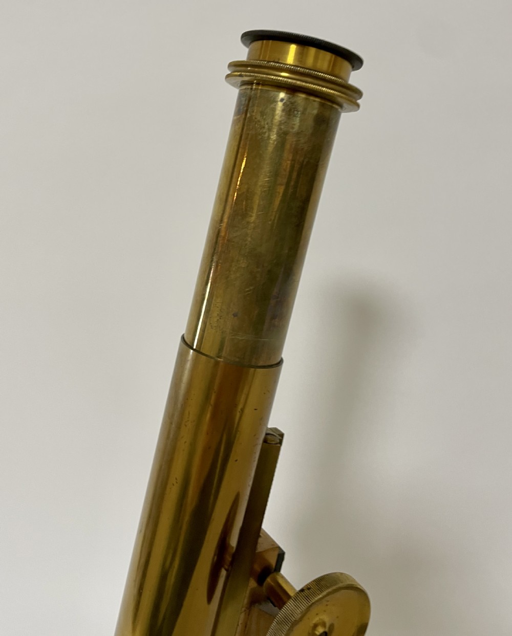 Victorian Brass Microscope by Wray London View XI
