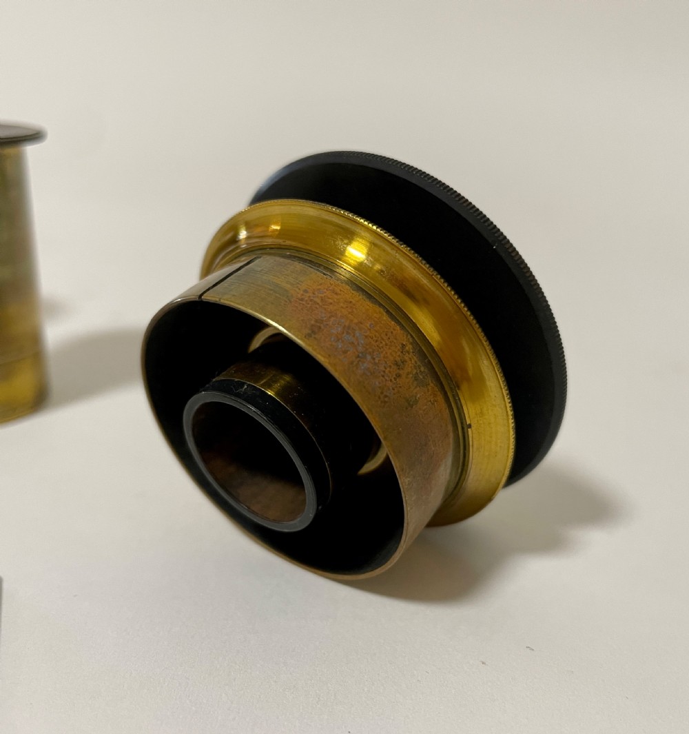 Victorian Brass Microscope by Wray London View XVII