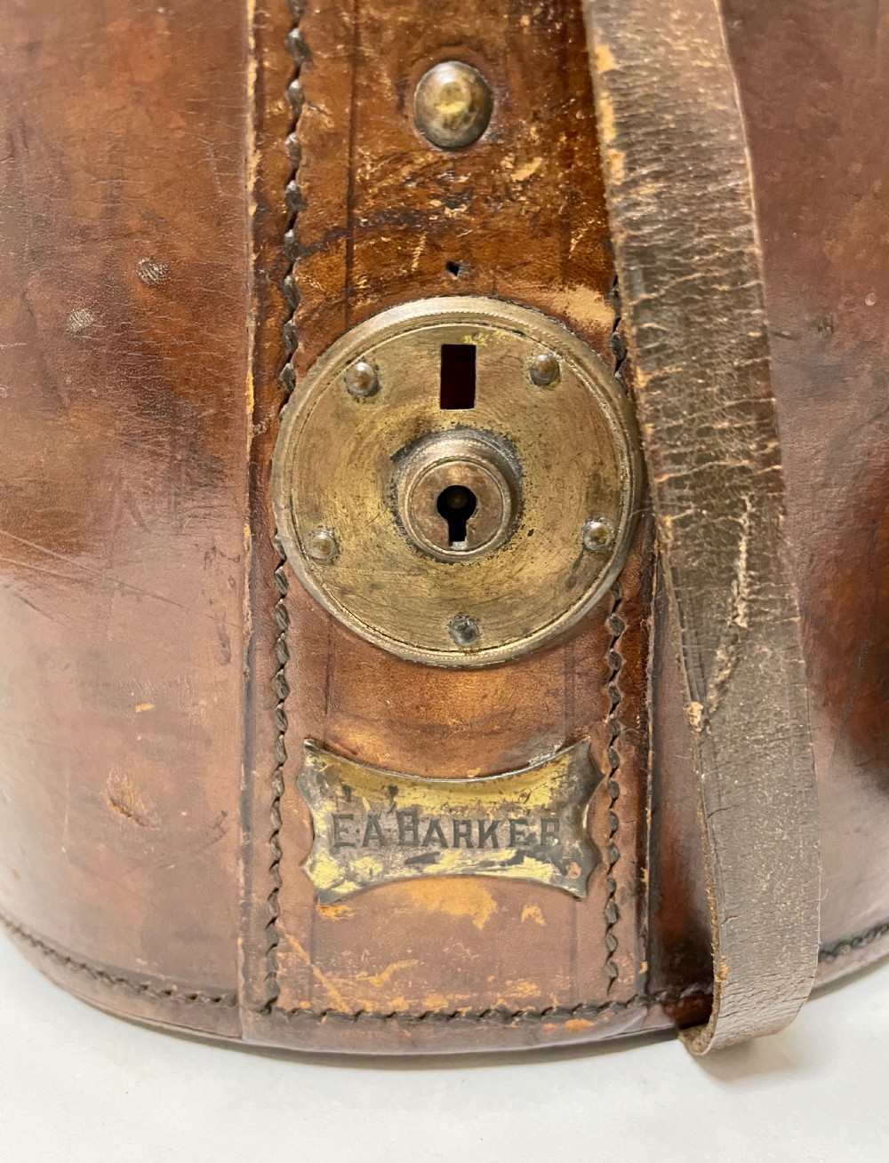 Antique Silk Top Hat in Leather Case View XIX