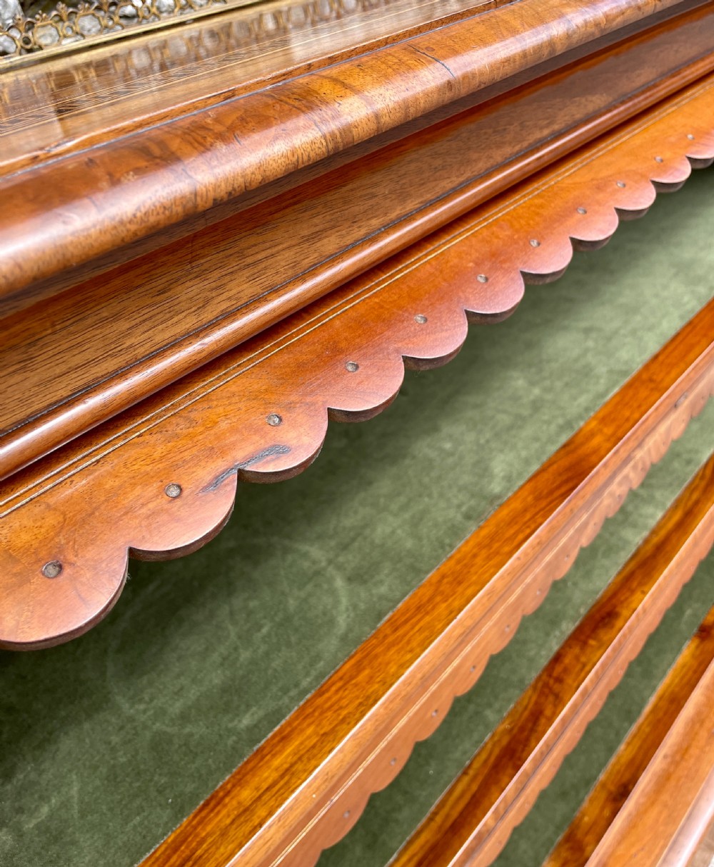 Victorian Walnut Open Bookcase View XX
