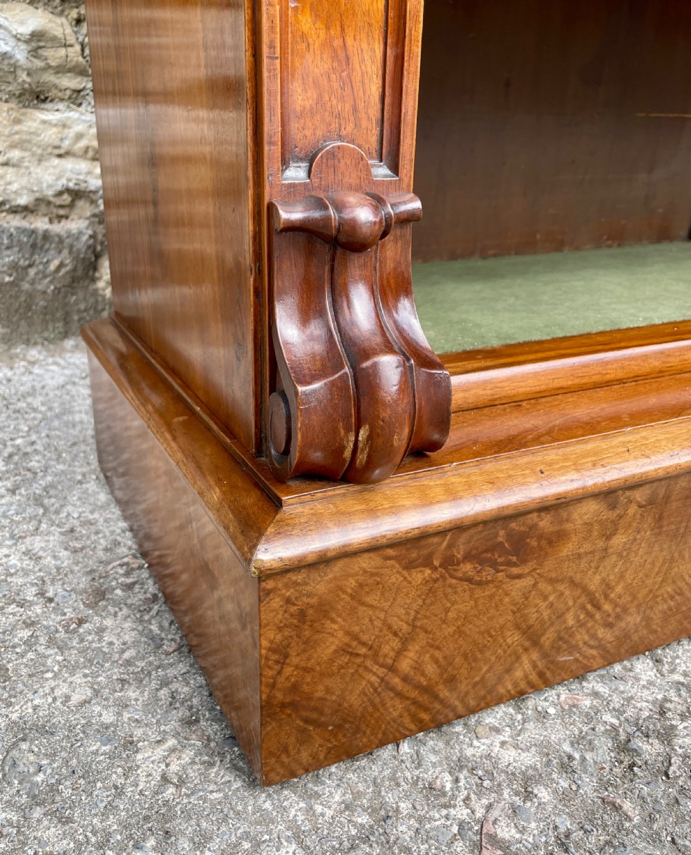 Victorian Walnut Open Bookcase View XXIII