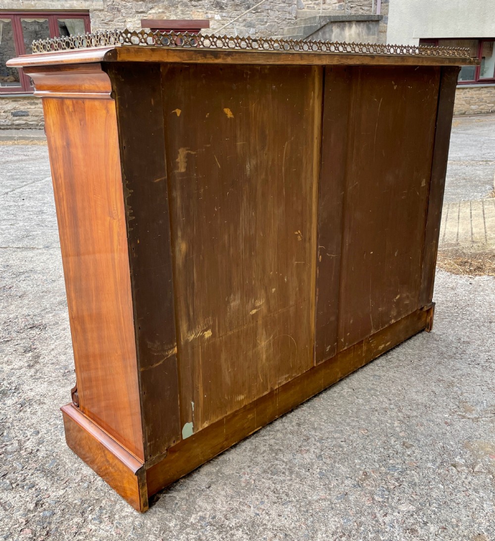 Victorian Walnut Open Bookcase View XXVI