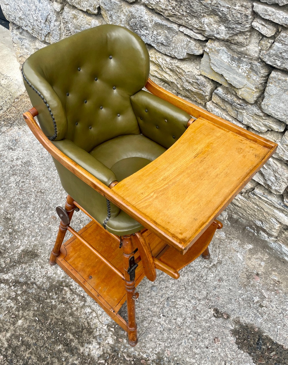 Antique Metamorphic High Chair View X
