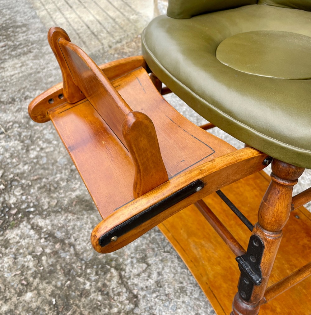 Antique Metamorphic High Chair View XIV