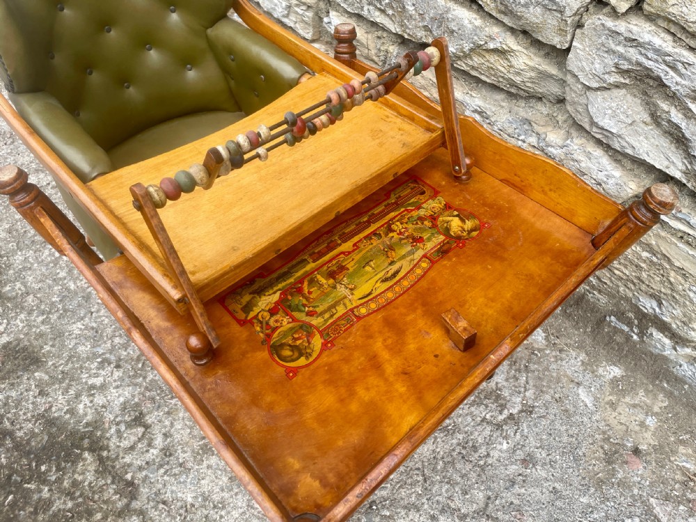 Antique Metamorphic High Chair View XX