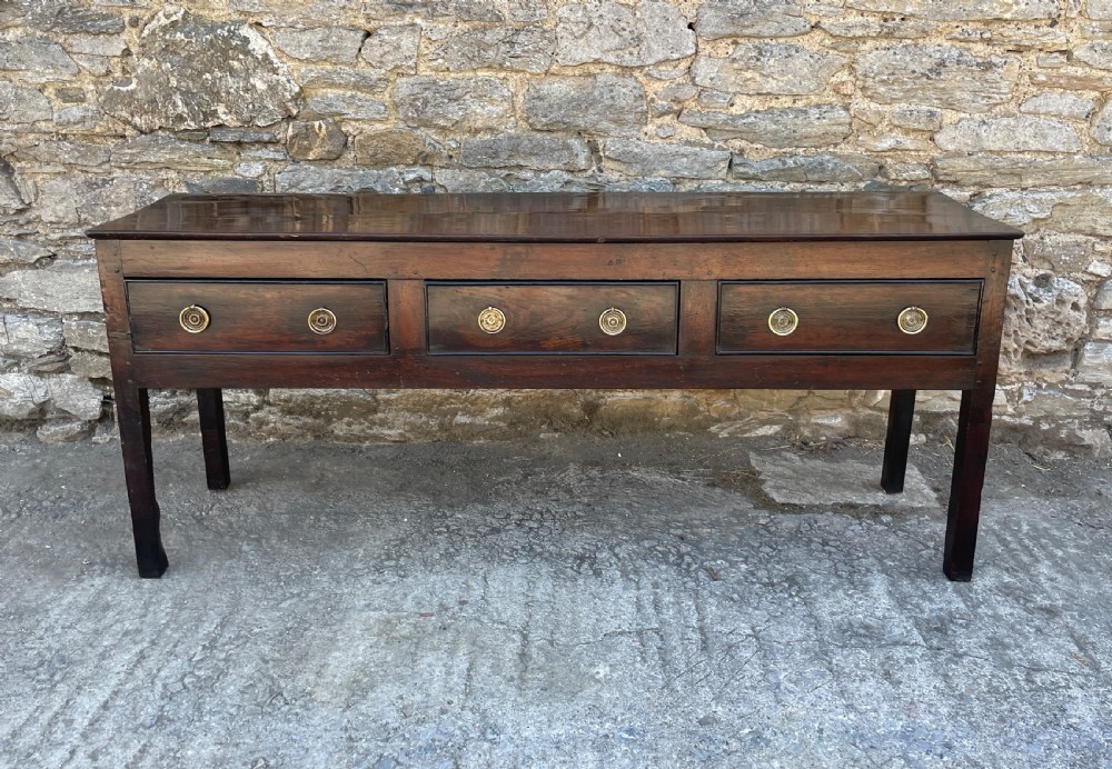 Georgian Oak Dresser Base