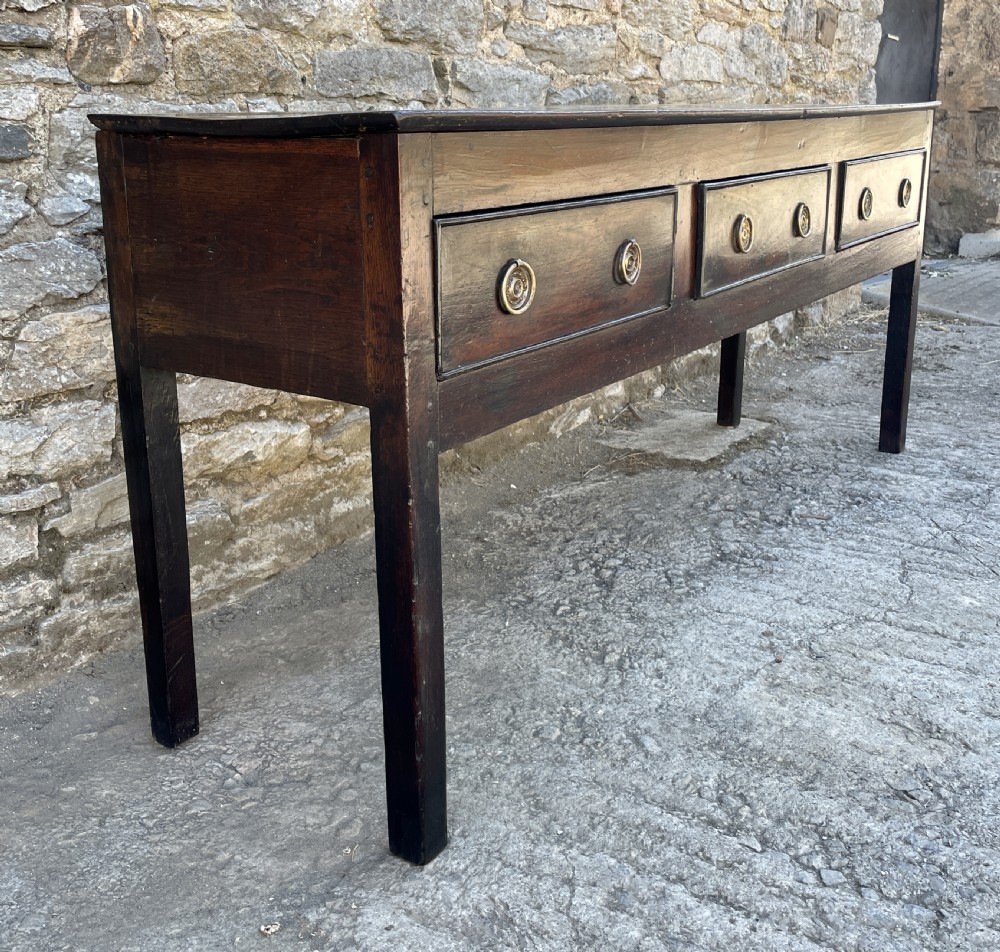 Georgian Oak Dresser Base View X