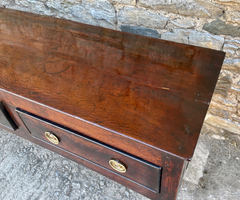 Georgian Oak Dresser Base View XI