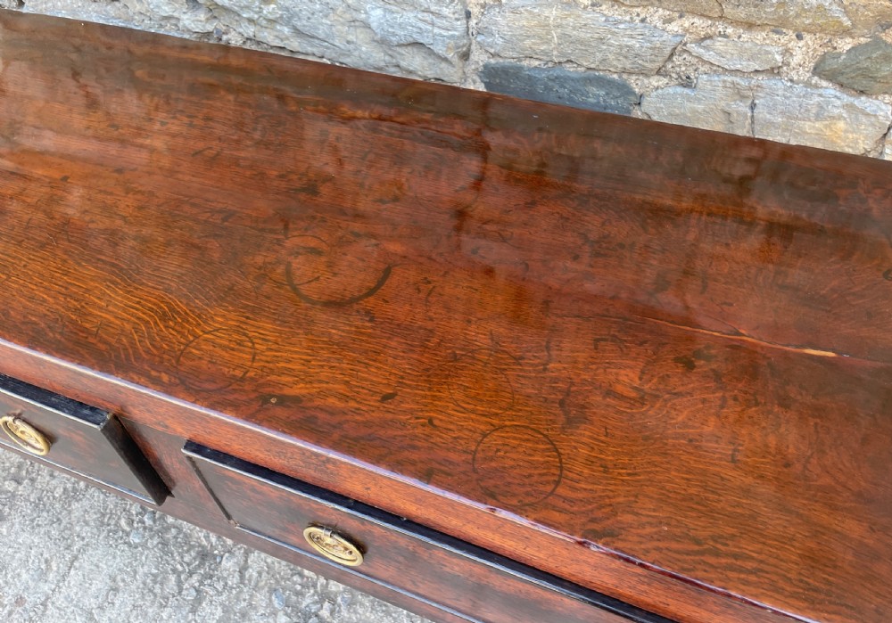 Georgian Oak Dresser Base View XIV