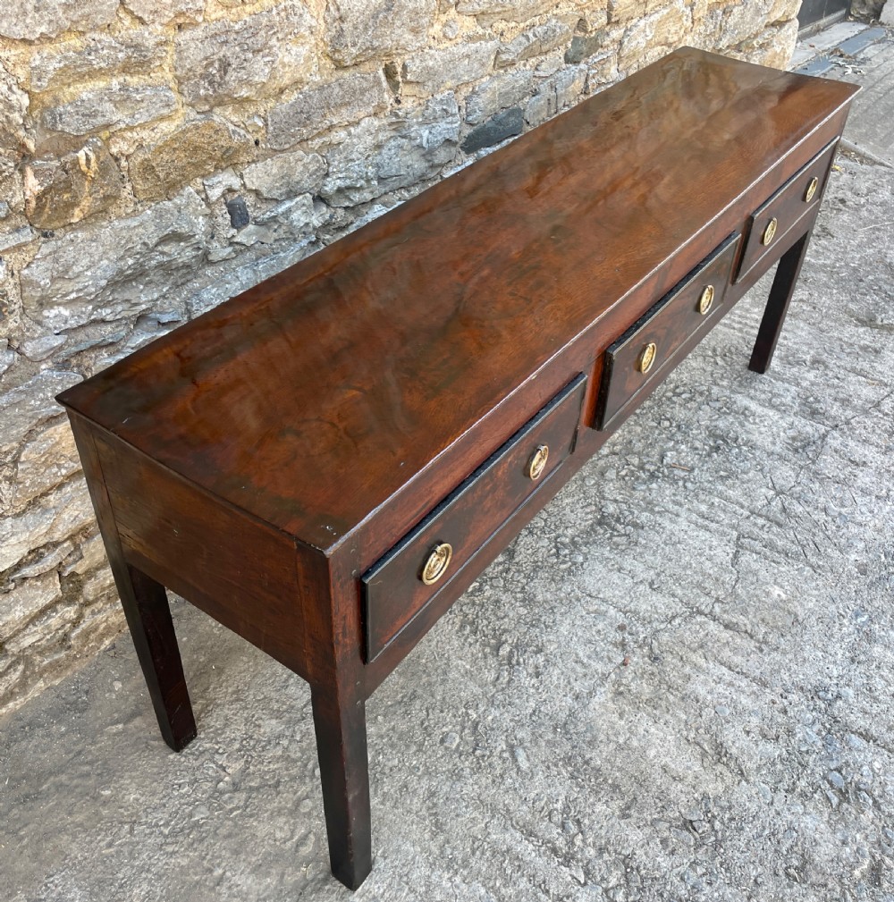 Georgian Oak Dresser Base View XVII