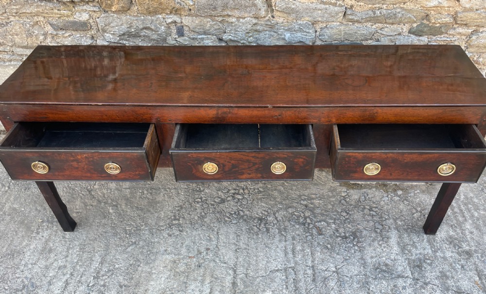 Georgian Oak Dresser Base View XVIII