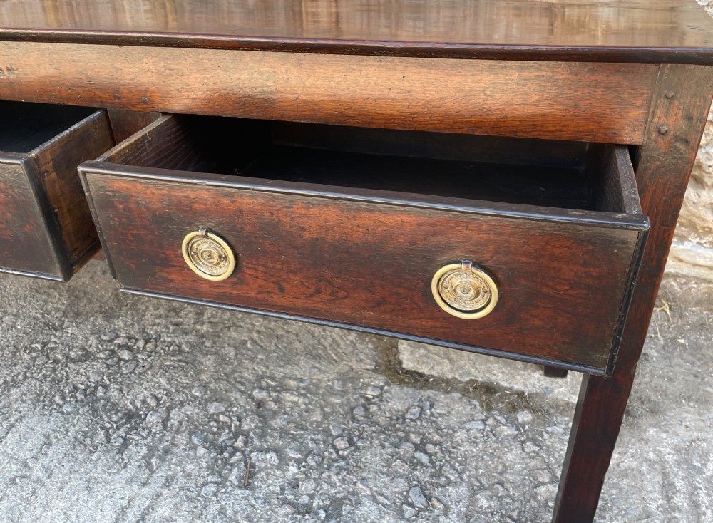 Georgian Oak Dresser Base View XIX