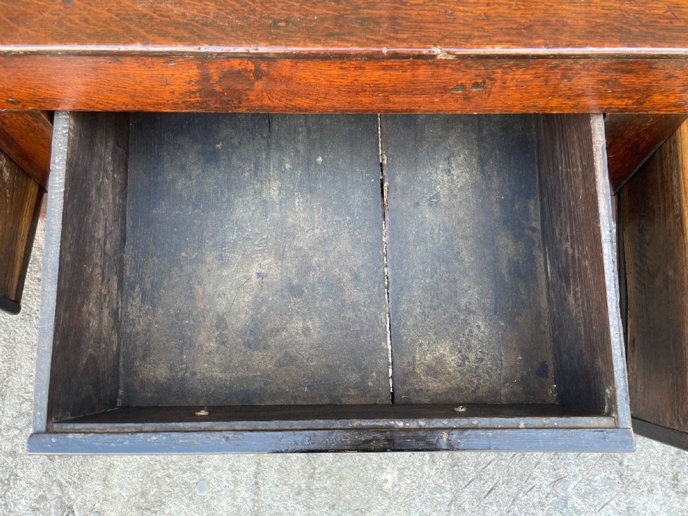 Georgian Oak Dresser Base View XXI