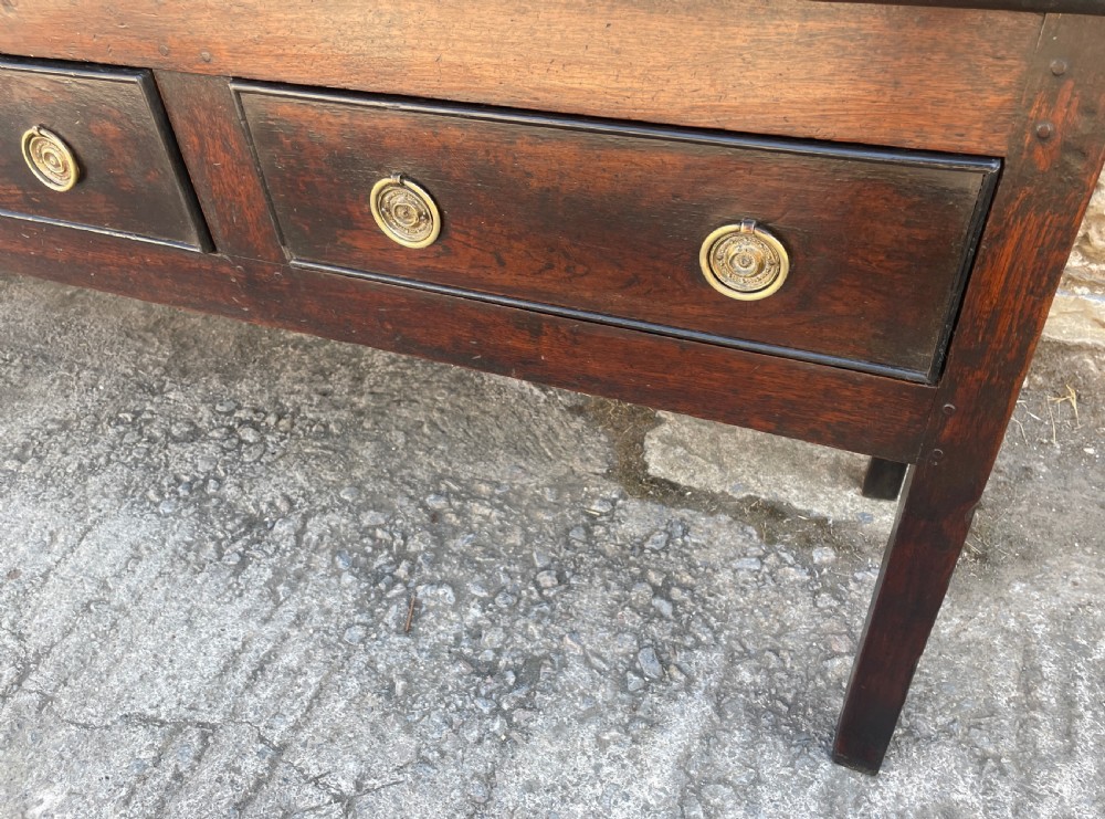 Georgian Oak Dresser Base View XXIII