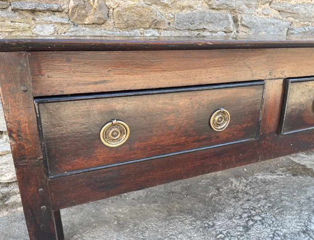 Georgian Oak Dresser Base View XXV