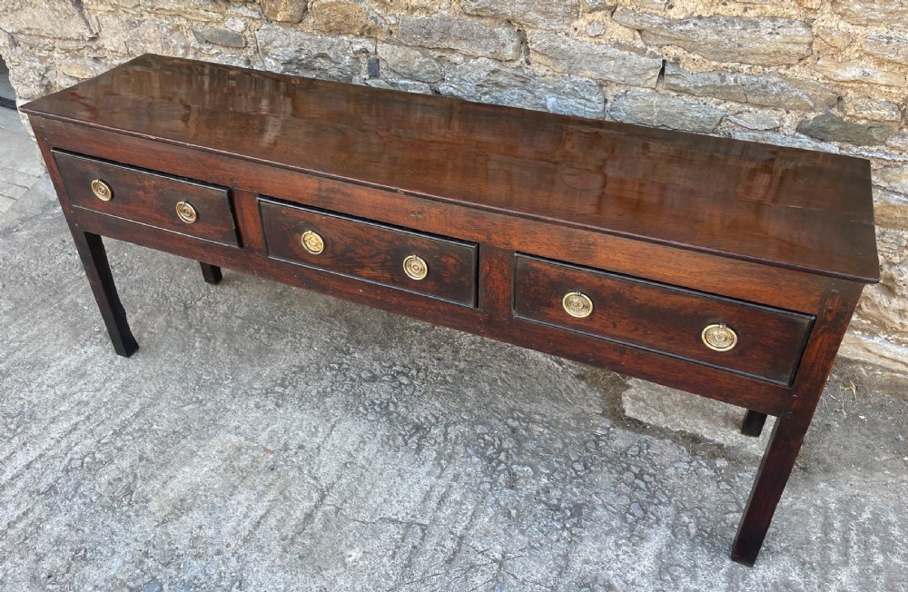 Georgian Oak Dresser Base View XXVII