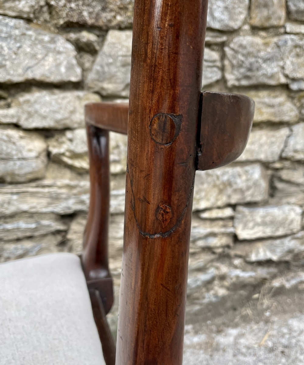 Antique Georgian Mahogany Carver Chair View XIV