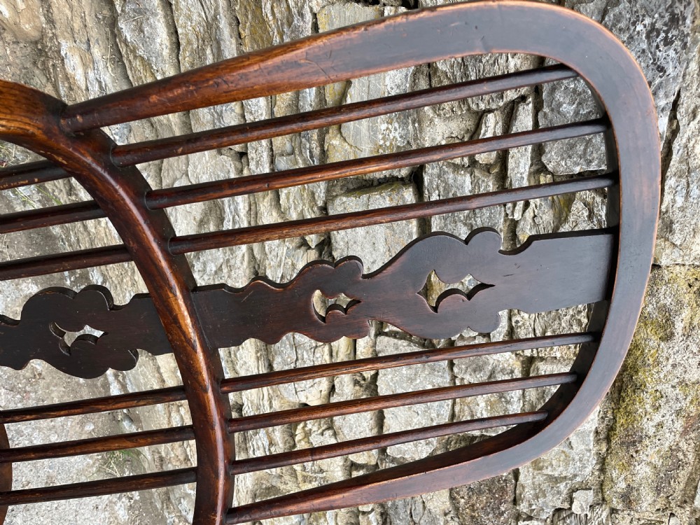 Antique Windsor Chair with Elm Seat View XI
