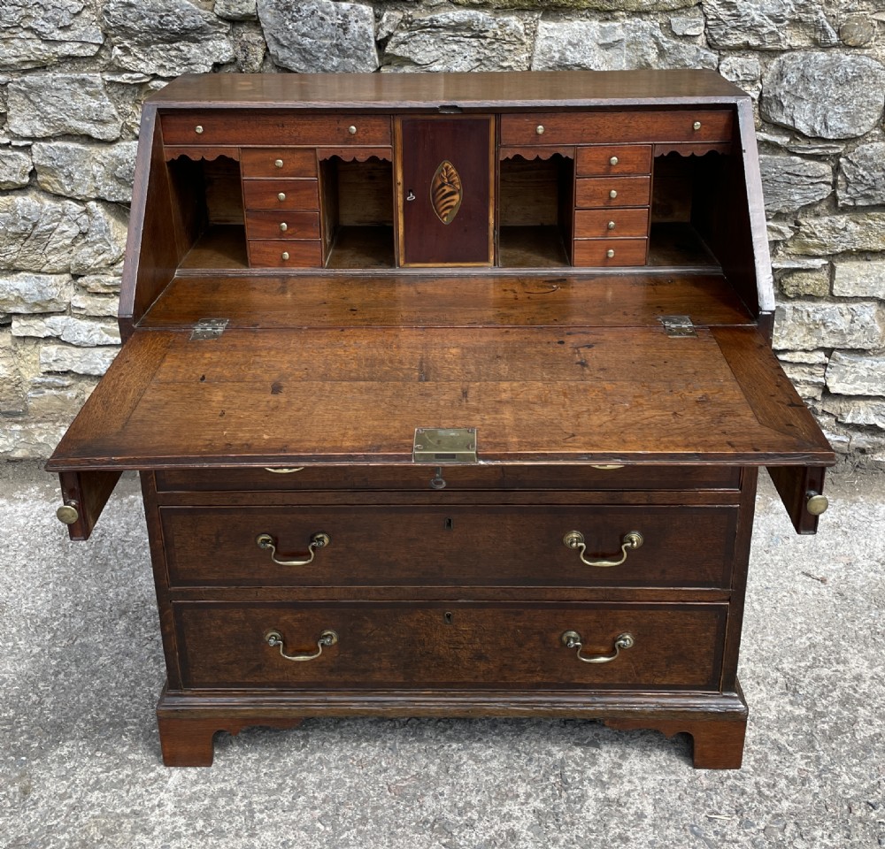 Georgian Country Oak Bureau View XIII