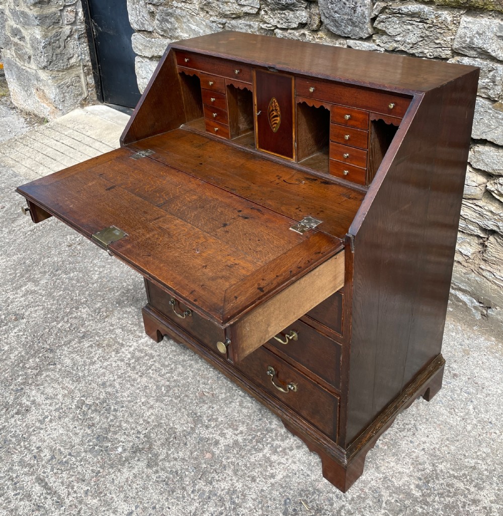 Georgian Country Oak Bureau View XIV
