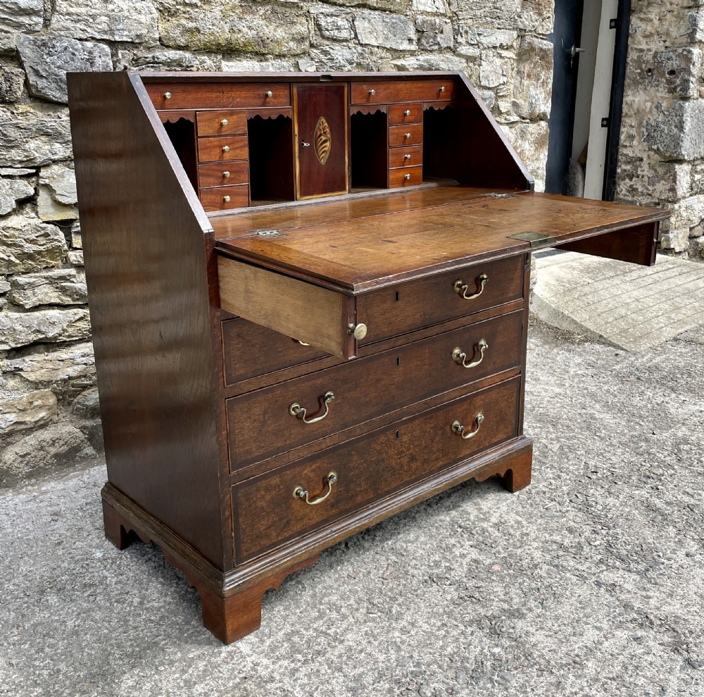 Georgian Country Oak Bureau View XVI