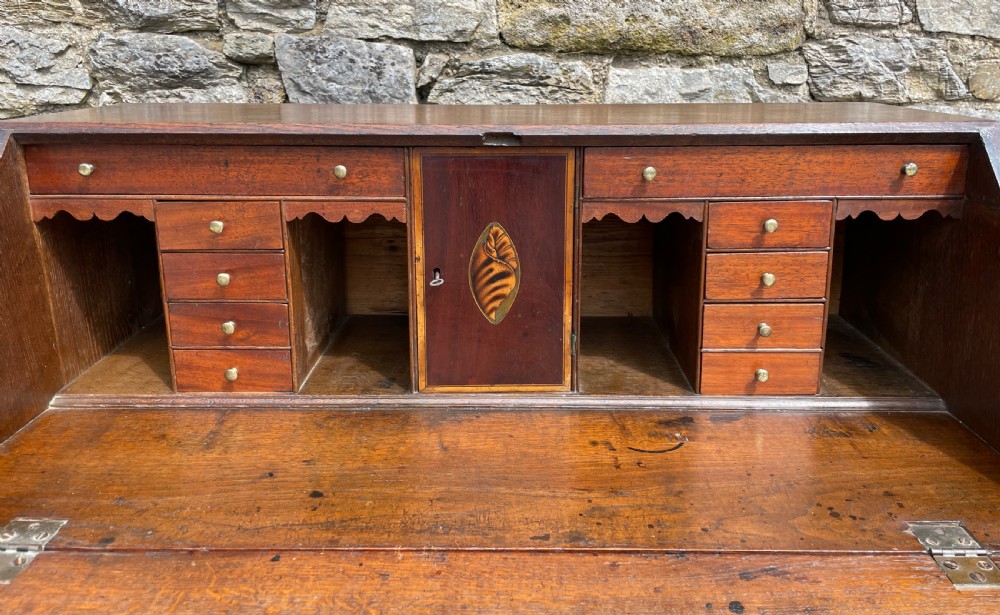 Georgian Country Oak Bureau View XVII