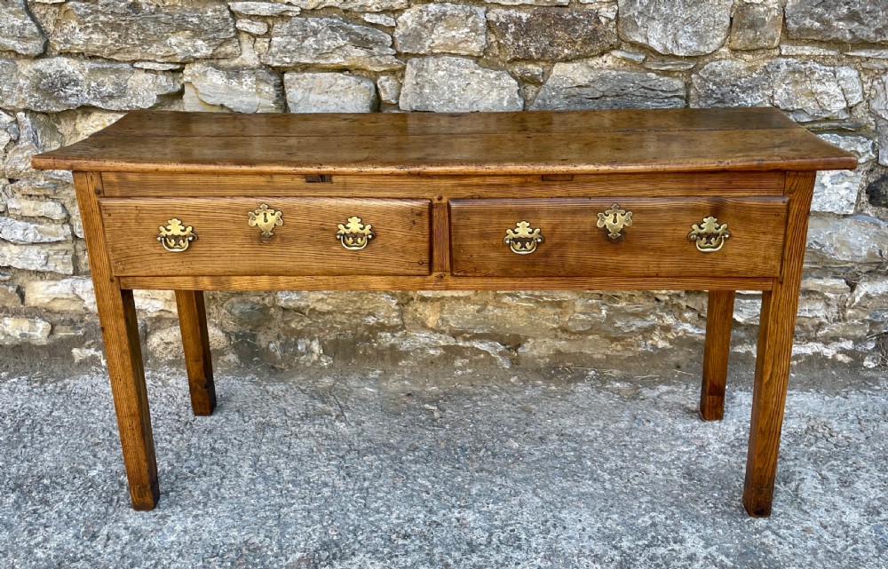 Antique Sycamore and Elm Dresser Base