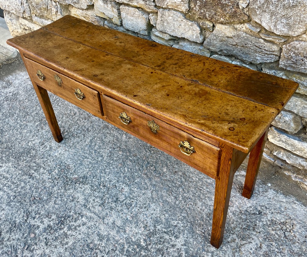Antique Sycamore and Elm Dresser Base View IV