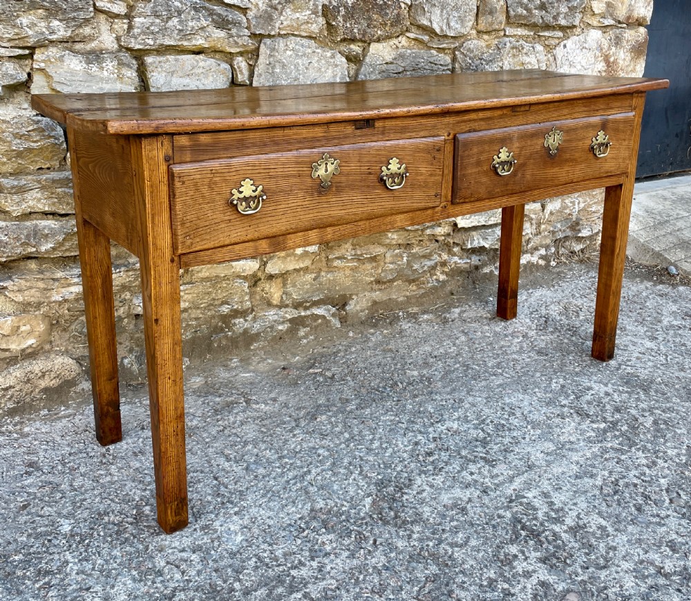 Antique Sycamore and Elm Dresser Base View IX