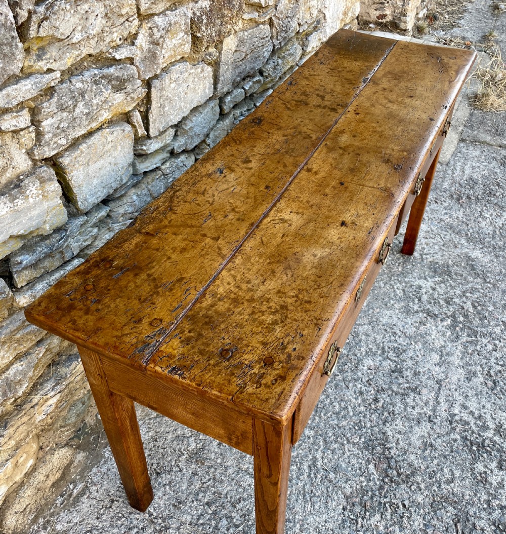 Antique Sycamore and Elm Dresser Base View XIII