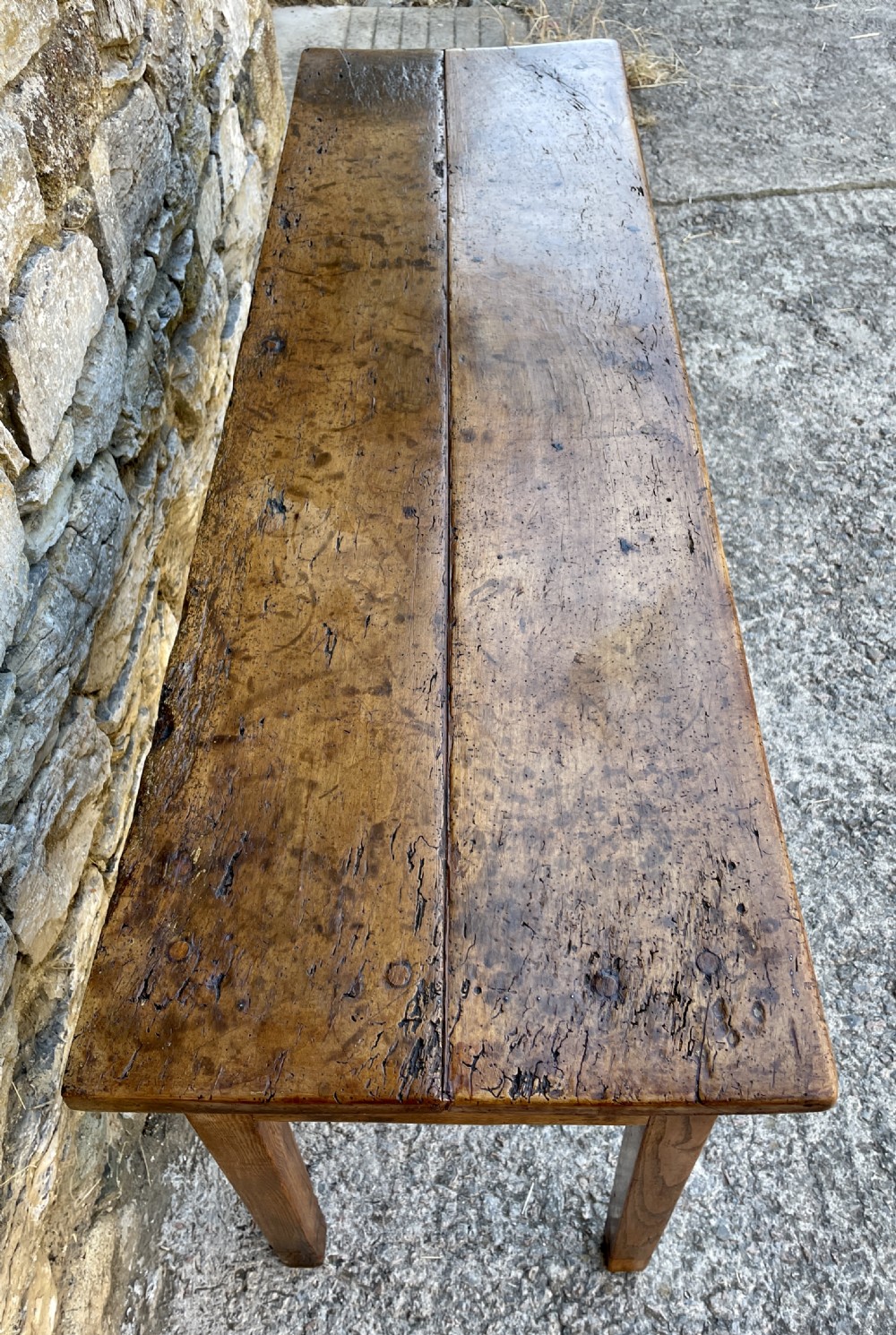 Antique Sycamore and Elm Dresser Base View XIV