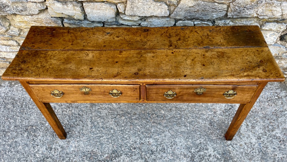 Antique Sycamore and Elm Dresser Base View XVI