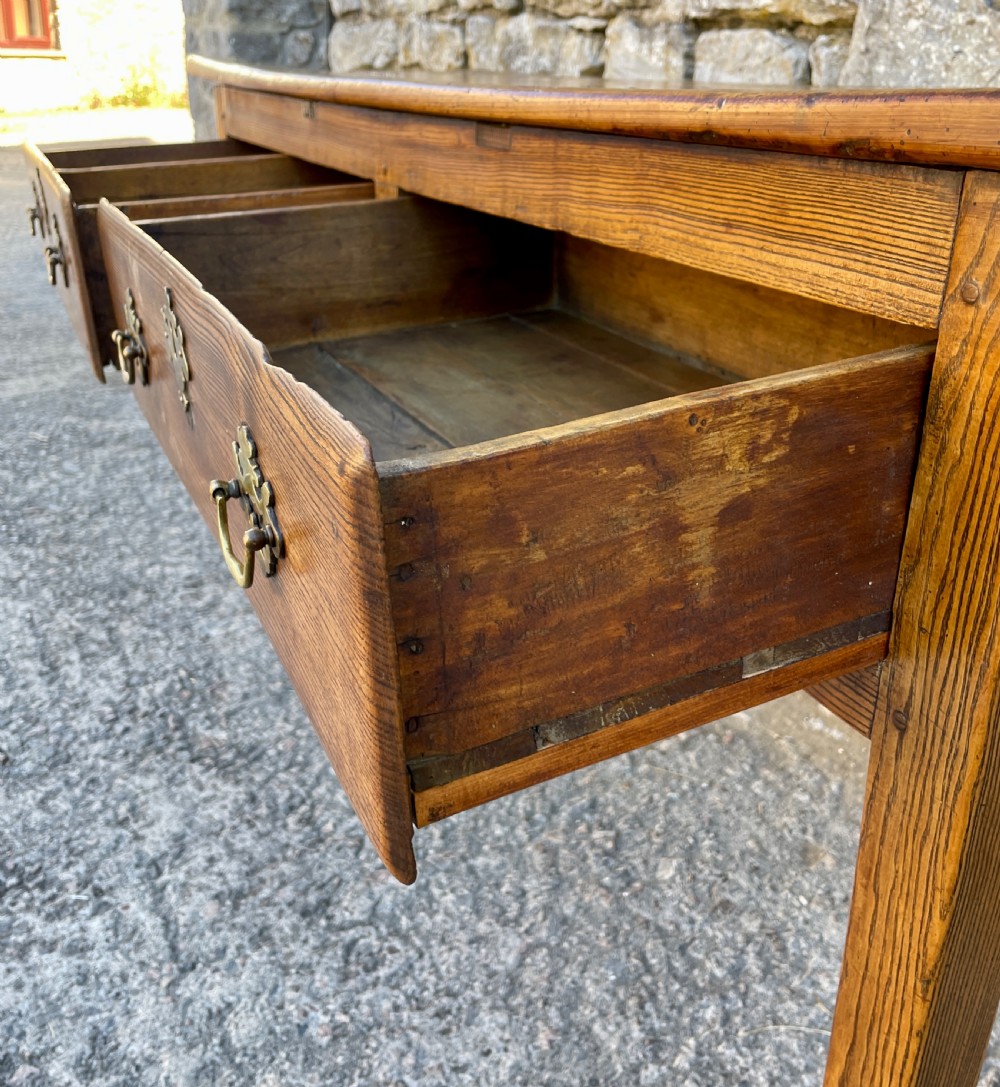 Antique Sycamore and Elm Dresser Base View XX