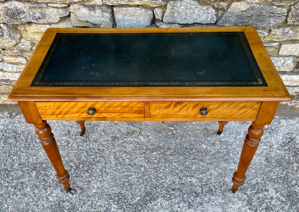 Victorian Satinwood Writing Table View II