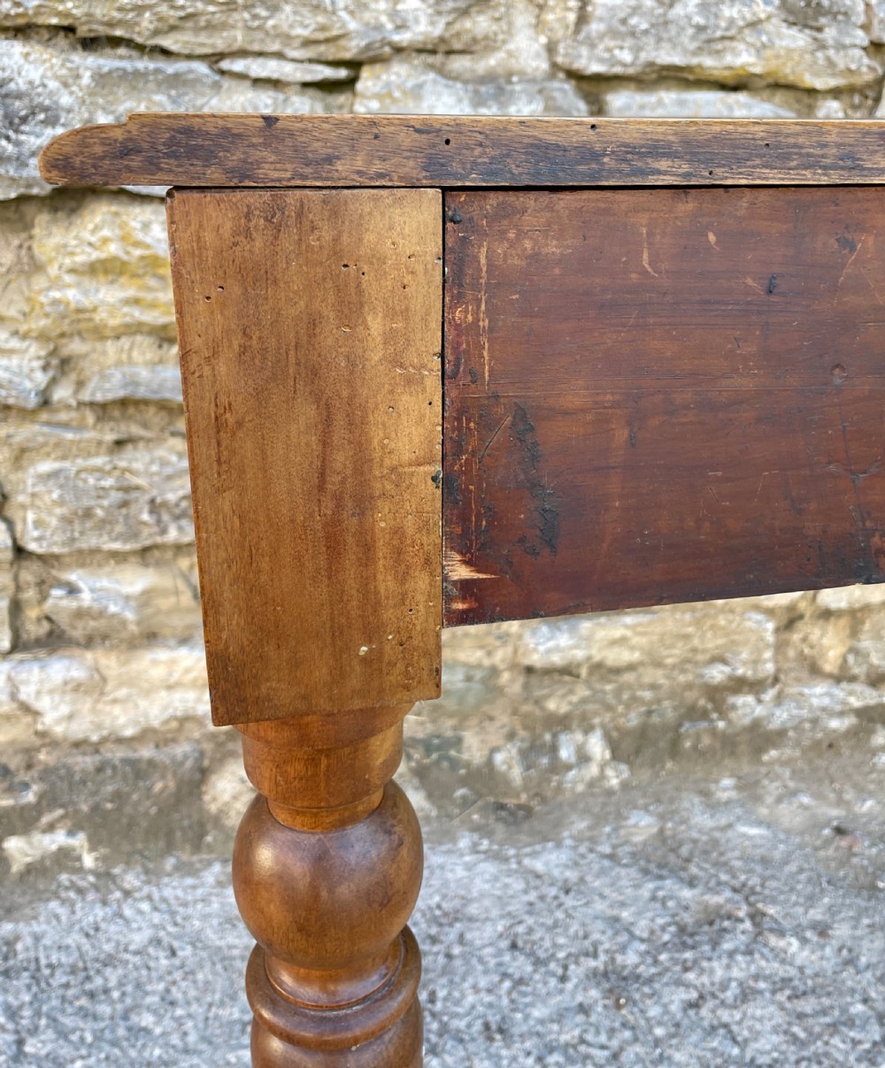 Victorian Satinwood Writing Table View XV