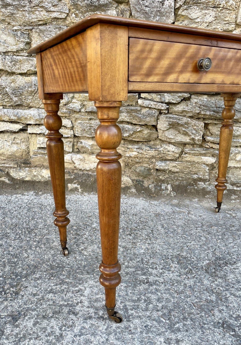 Victorian Satinwood Writing Table View XXI