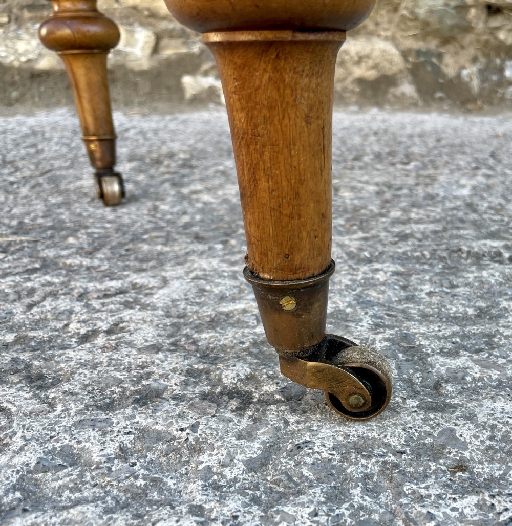 Victorian Satinwood Writing Table View XXII