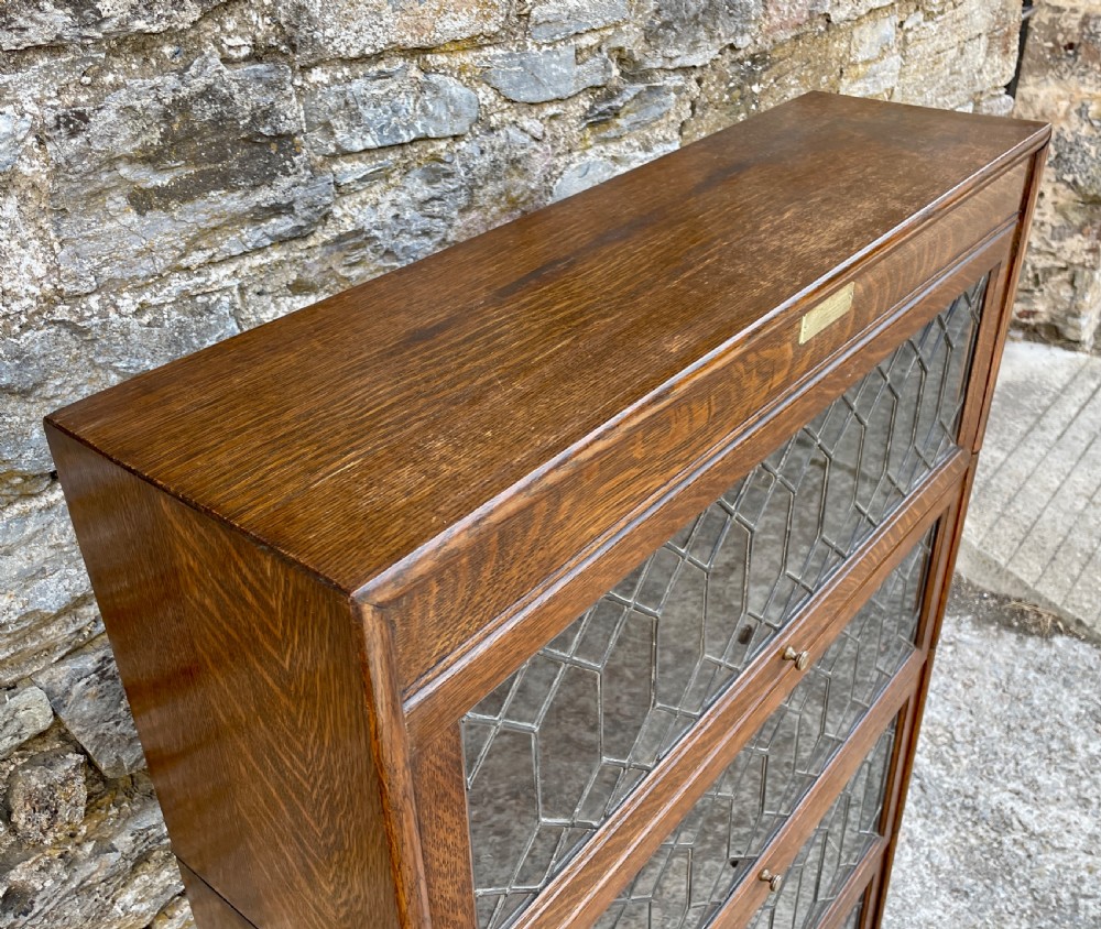 Antique Stacking Oak Bookcase by Gumm View X