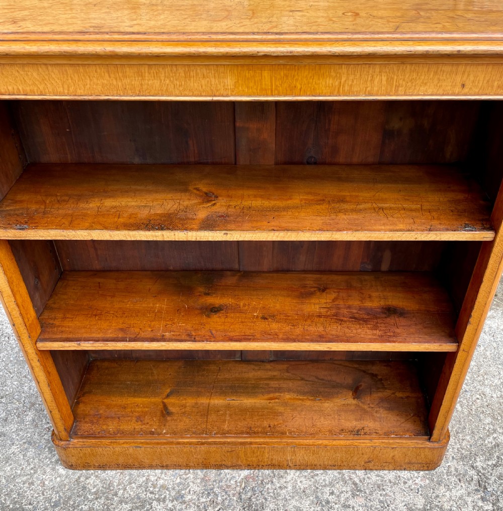 Victorian Golden Oak Bookcase by Edwards & Roberts View XVI