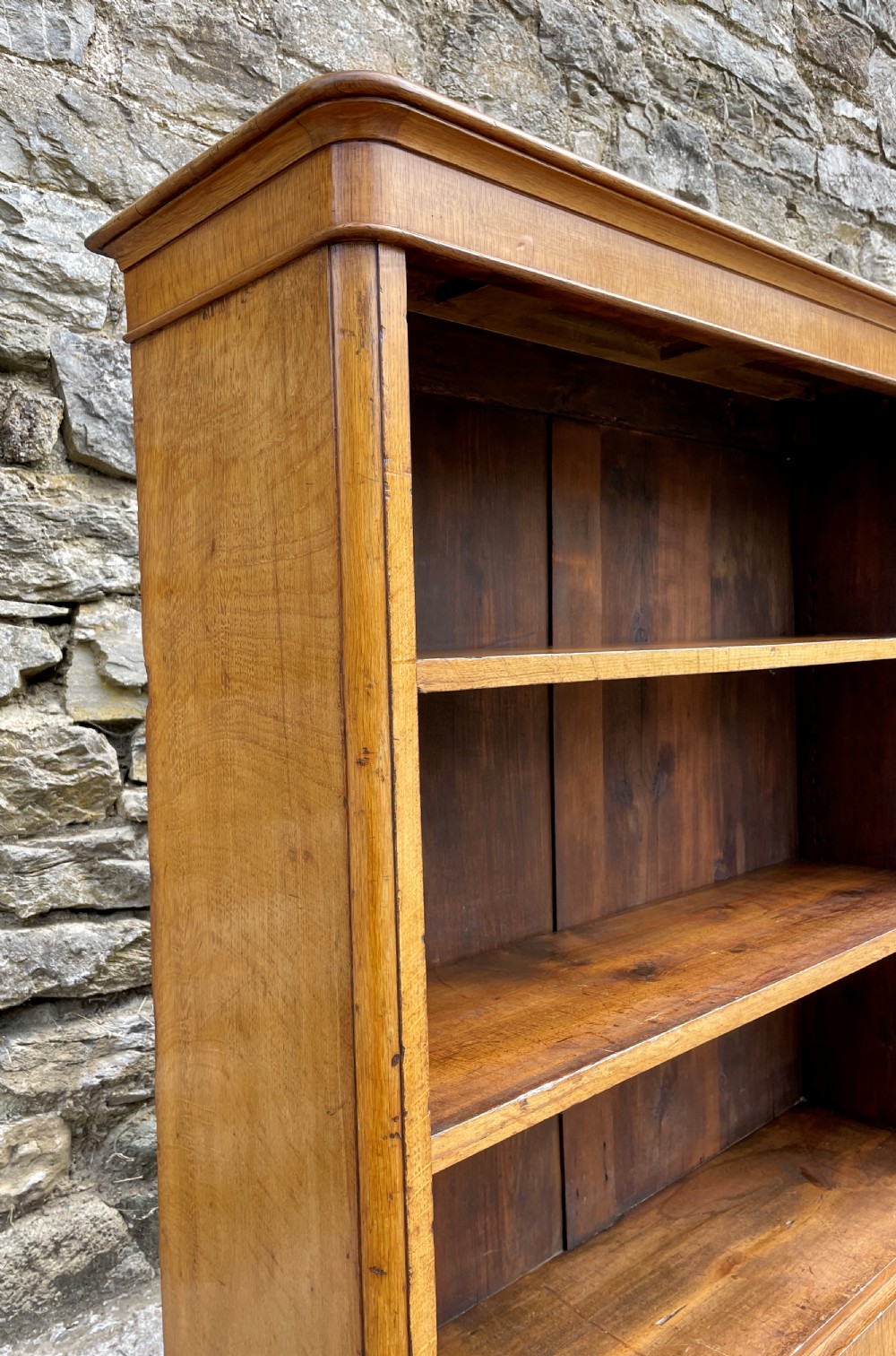 Victorian Golden Oak Bookcase by Edwards & Roberts View XXI