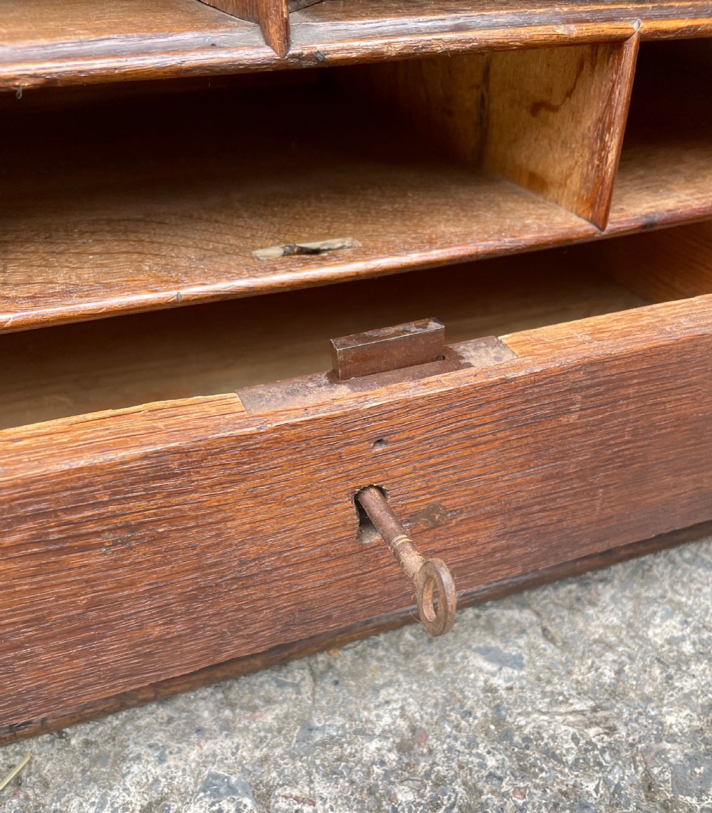 Georgian Oak Hanging Wall Cupboard View XVI