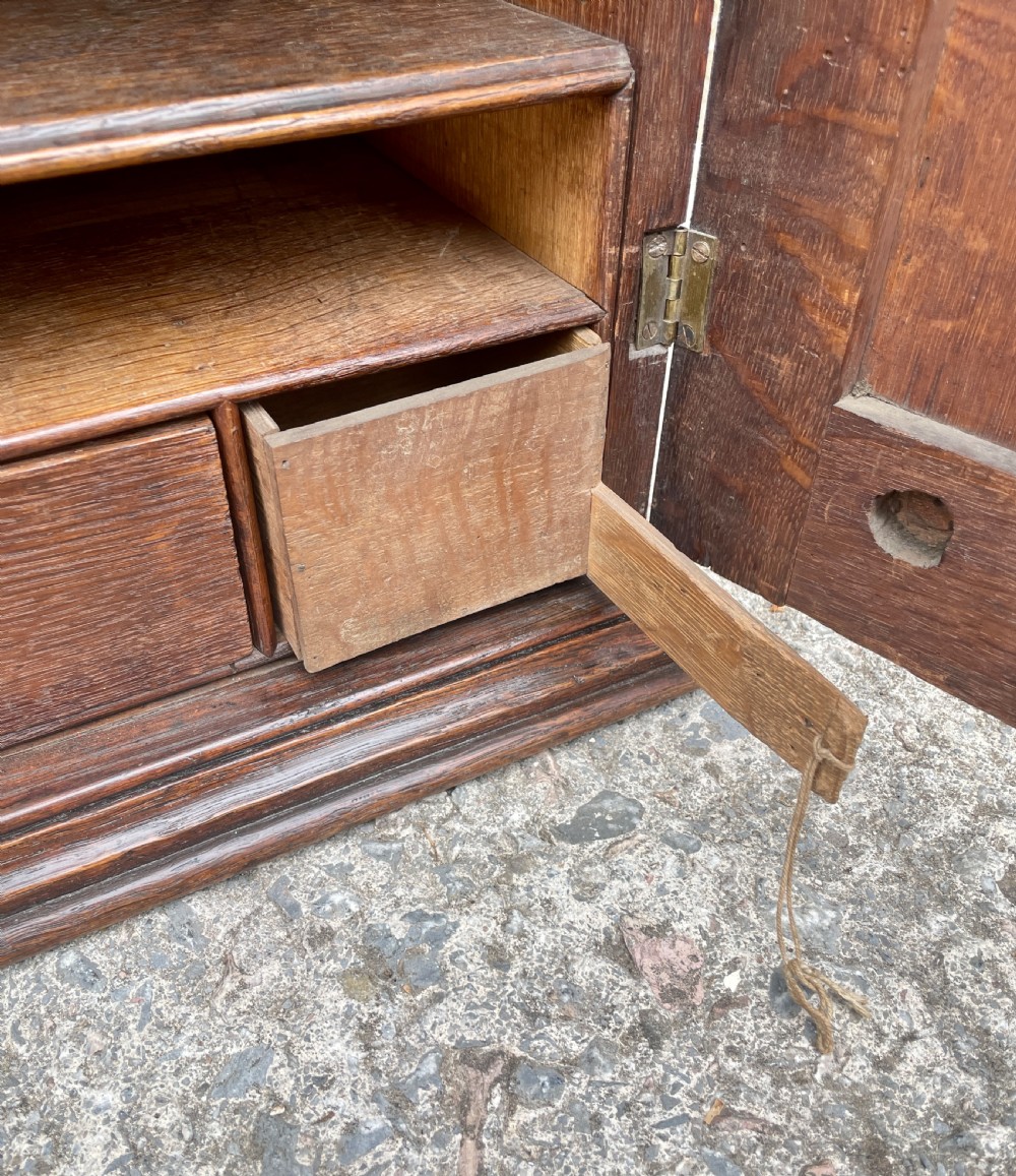Georgian Oak Hanging Wall Cupboard View XVIII