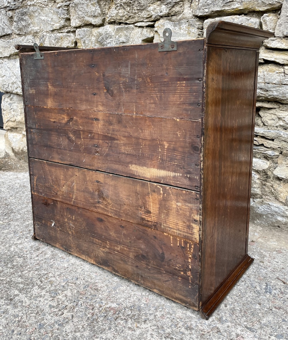 Georgian Oak Hanging Wall Cupboard View XXVII